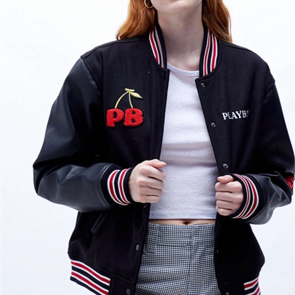 NWT Playboy embroidery jacket